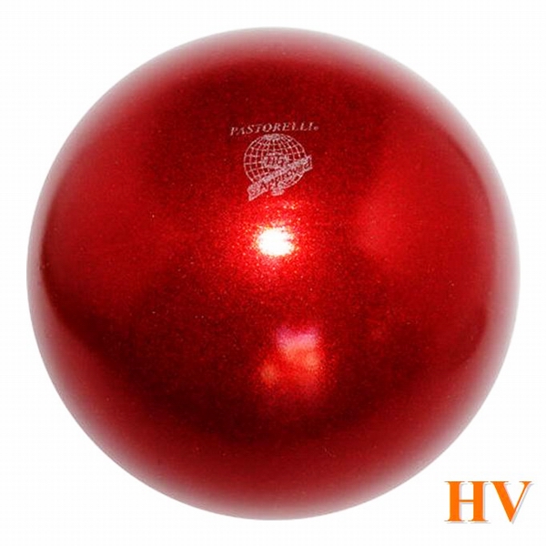 Мяч Pastorelli Glitter Rosso HV 18 cm FIG Art. 02069