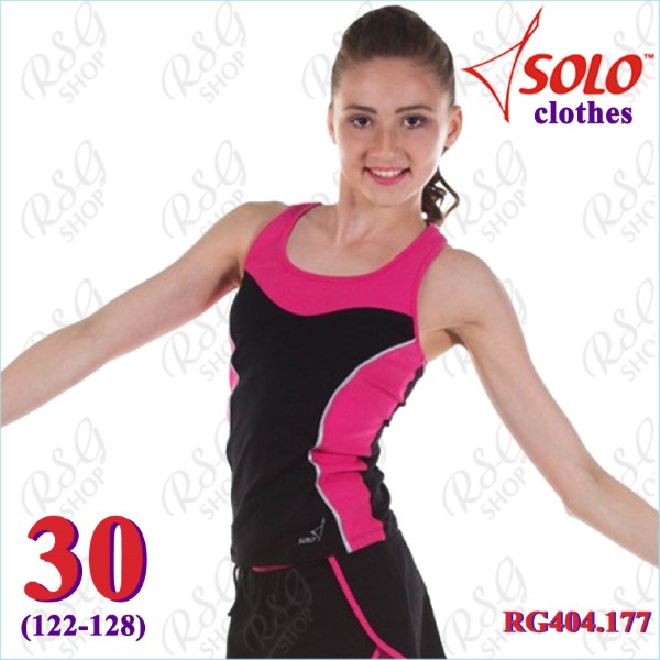 Tank Top Solo s. 30 (122-128) Fuchsia-Black RG404.177-30