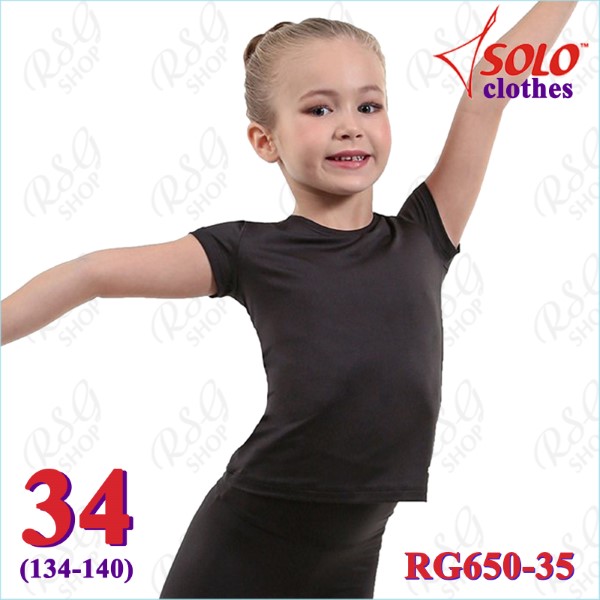 T-Shirt Solo s. 34 (134-140) col. Black Art. RG650-35-34