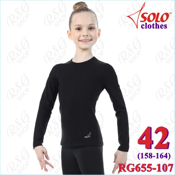 T-Shirt Solo s. 42 (158-164) col. Black RG655.107-42