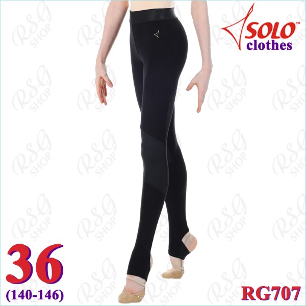 Leggings Solo Gr. 36 (140-146) Cotton Black RG707.107-36