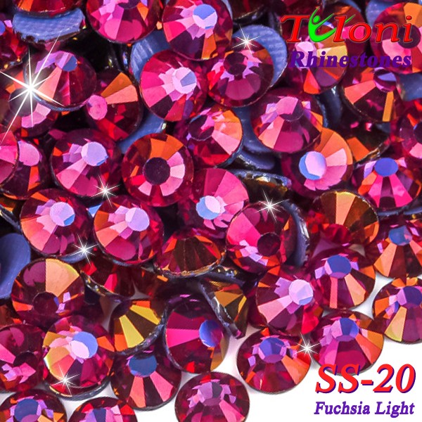 Rhinestones Tuloni SS20 col. Fuchsia Light 1440 mod. Basic HotFix