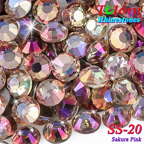 Rhinestones Tuloni SS20 col. Sakura Pink 1440 mod. Basic HotFix