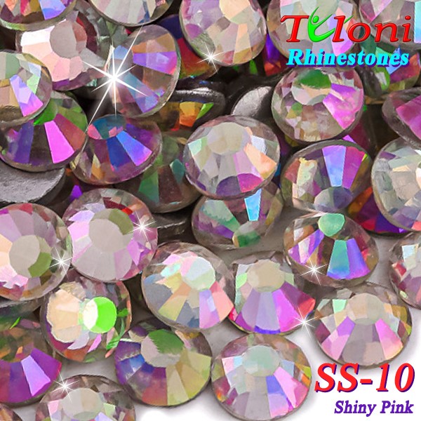 Rhinestones Tuloni SS10 col. Shiny Pink 1440 mod. Basic HotFix