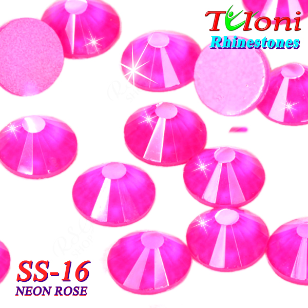 Стразы Tuloni SS16 col. Rose Neon 1440 mod. Basic HotFix