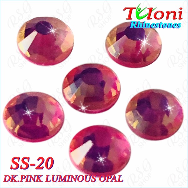 Strass Tuloni SS20 col. Dk.Pink Luminous Opal 1440 pcs. No HotFix