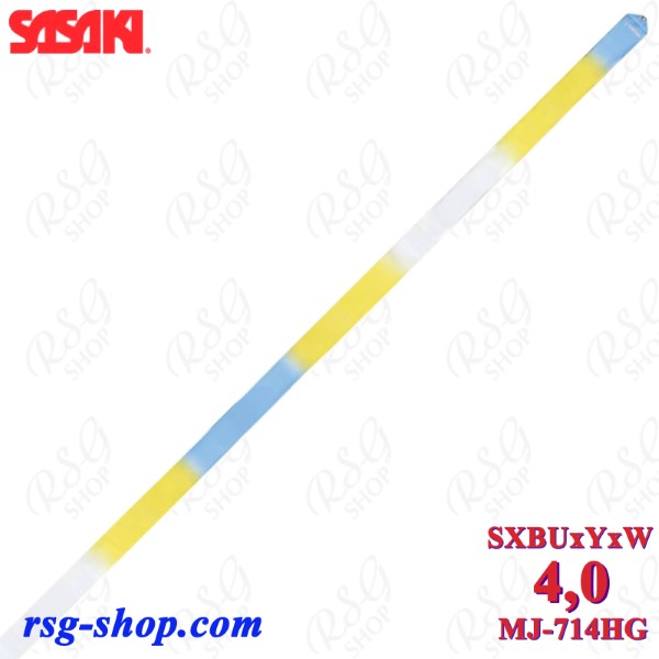 Ribbon Sasaki 4m MJ-714HG col. SXBUxYxW High-Pitch Gradation