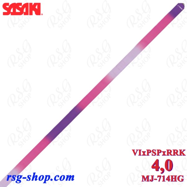 Ribbon Sasaki 4m MJ-714HG col. VIxPSPxRRK High-Pitch Gradation
