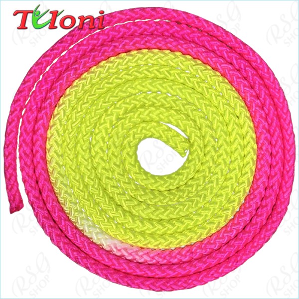 Rope Tuloni Bi-col. Neon Pink - Yellow Art. T0921