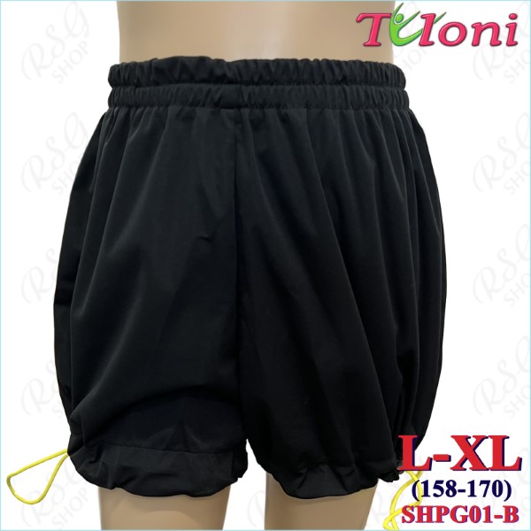 Half Pants with Sauna-Effect Tuloni s. L-XL (158-170) col. Black SHPG01-BL