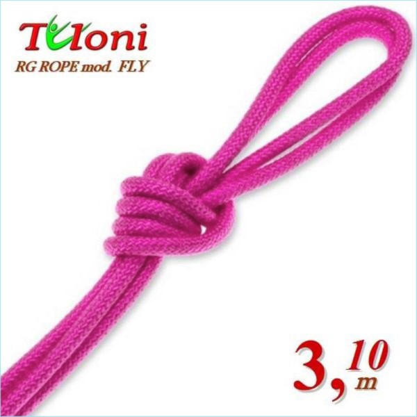 Competition Rope Tuloni for Senior 3,1 m 170 gr. mod. Fly Fuchsia Art.T0990