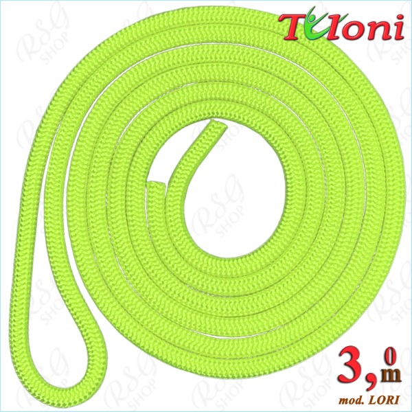 Competition Rope Tuloni 3m mod. Lori col. Lime Green Art. T1104