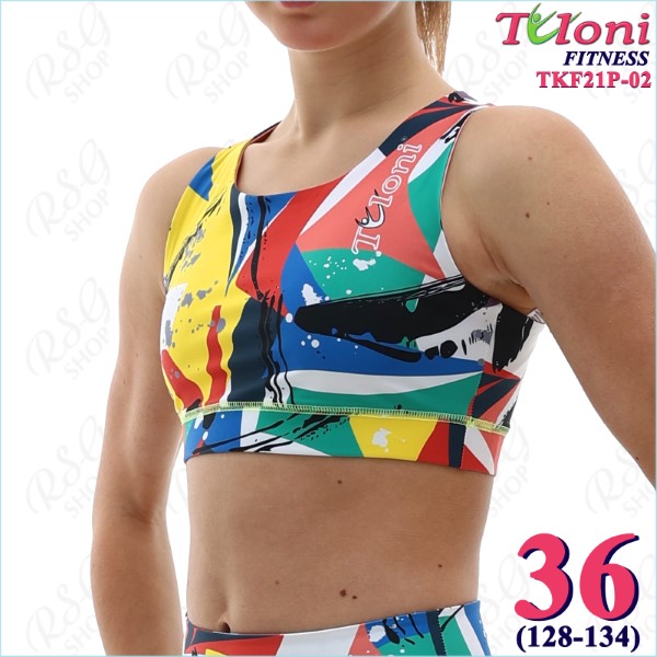 ТОП-борцовка Tuloni Fitness des. Versace s. 36 col. GxYxR Art. TKF21P-02-36
