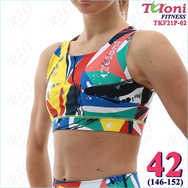 ТОП-борцовка Tuloni Fitness des. Versace s. 42 col. GxYxR Art. TKF21P-02-42