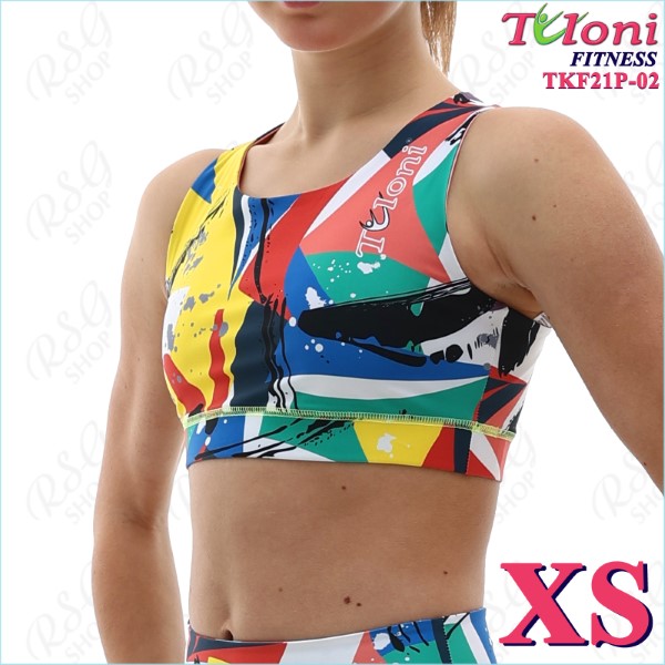 ТОП-борцовка Tuloni Fitness des. Versace s. XS col. GxYxR Art. TKF21P-02-XS