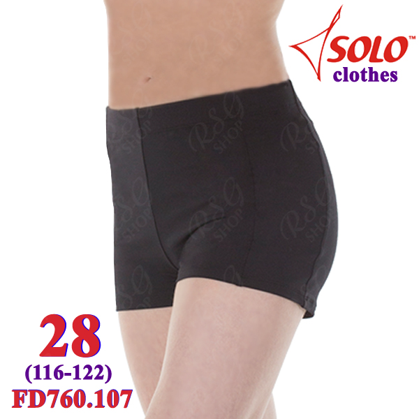 Shorts Solo s. 28 (116-122) Cotton Black FD760.107-28