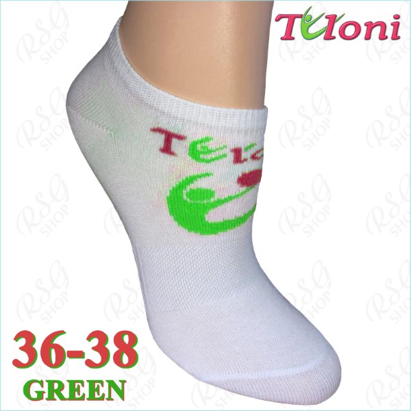 RG Носки Tuloni Logo s. 4 (36-38) col. White-Green Art. T0973-G4