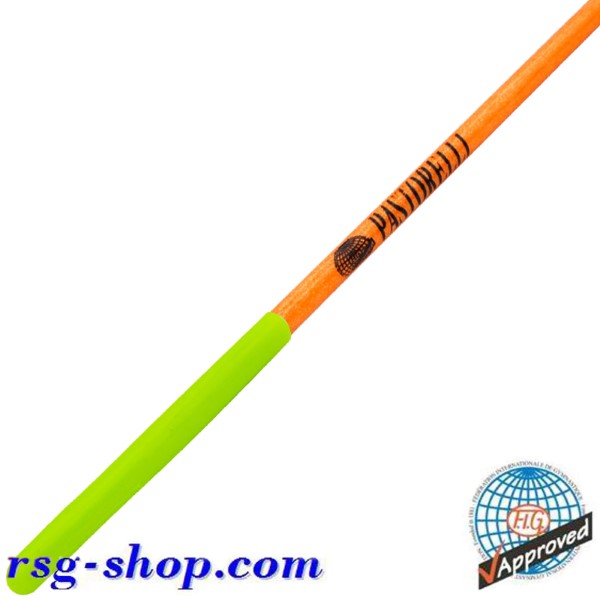 Stick 60cm Pastorelli Glitter Orange Grip Yellow FIG Art. 02052