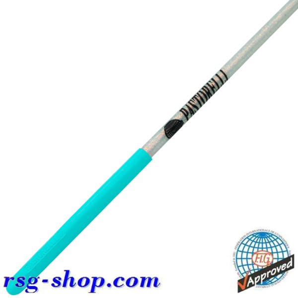 Stick 60cm Pastorelli Glitter White Grip Aquamarine FIG Art. 01466