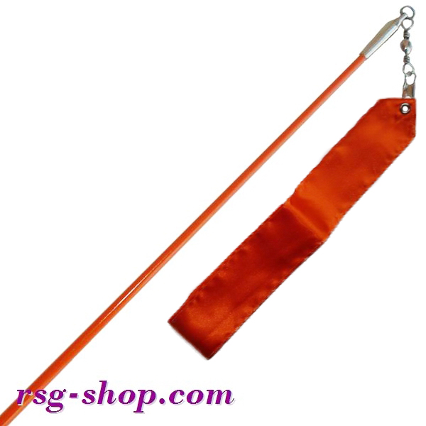 One-color Stick 60cm & Ribbon 6m col. Orange incl. Grip T0077