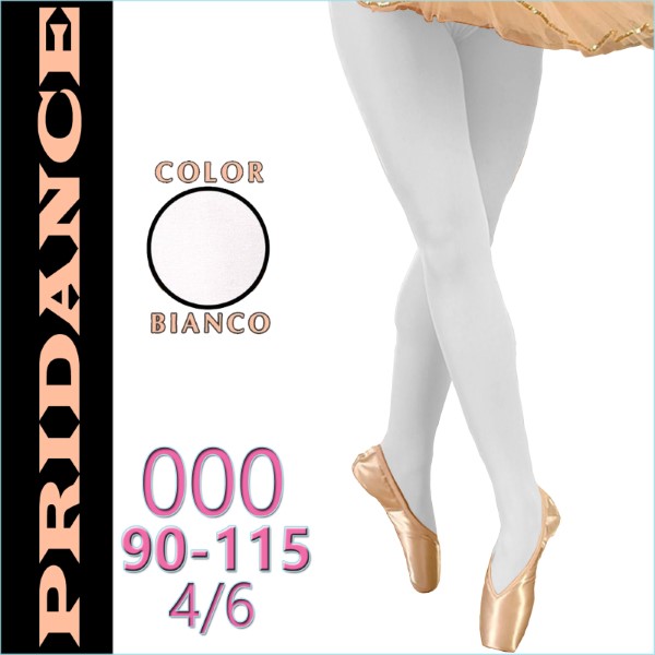 Ballet Tights Pridance col. Bianco 40 DEN s. 000 (90-115) Art. 10001-W000