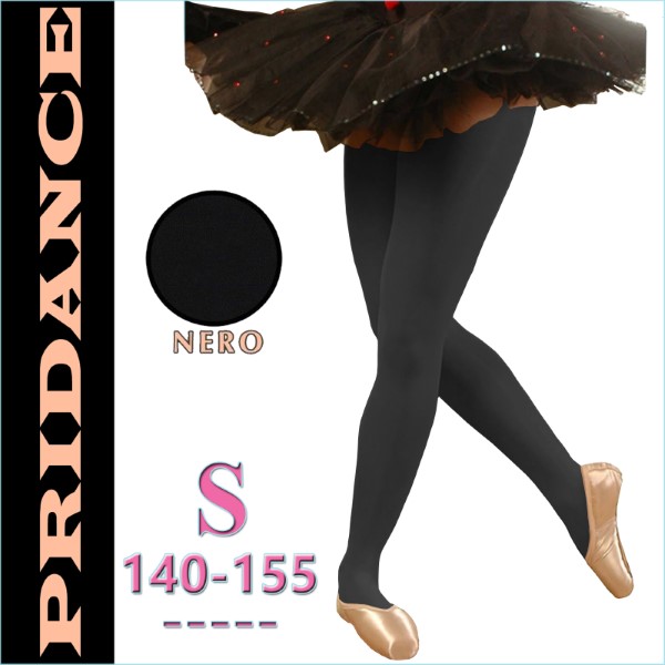Ballet Tights Pridance col. Nero 40 DEN s. S (140-155) Art. 513-BS
