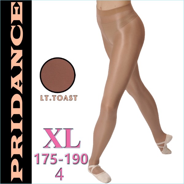 Ballet Tights Pridance col. Lt.Toast 70 DEN s. XL (175-190) Art. 515N-LTXL