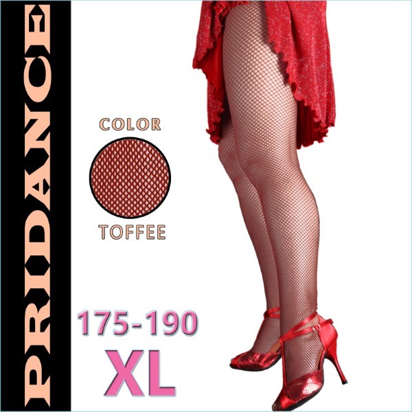 Mesh Dance Tights Pridance col. Toffee s. XL (175-190) Art. 854D-TOXL