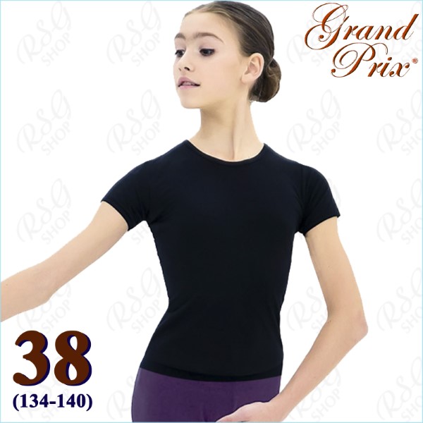 T-Shirt GP mod. VASSA Gr. 38 (134-140) col. Black Art. B3TG60-38