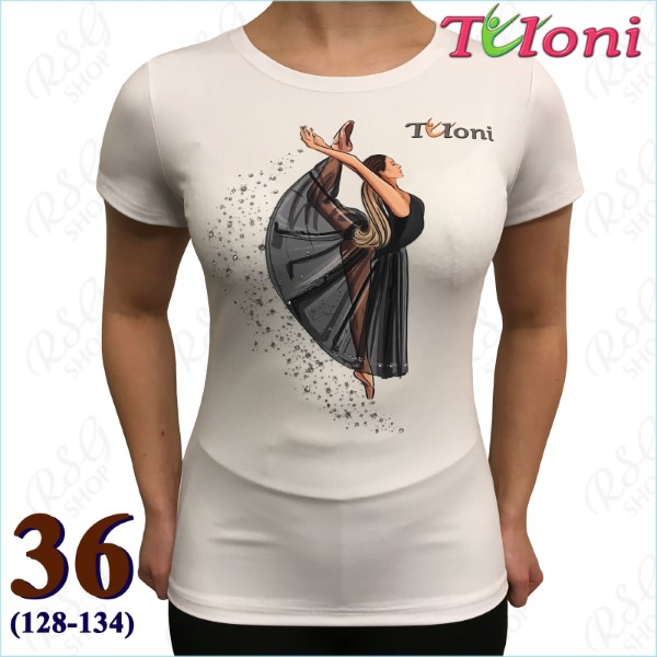 T-Shirt Tuloni mod. Ballet s. 36 (128-134) col. White Art. TSH01-W36