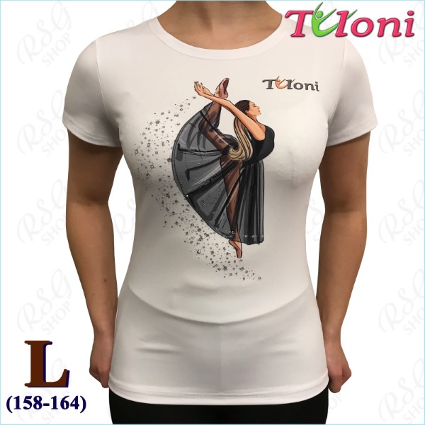 T-Shirt Tuloni mod. Ballet s. L (158-164) col. White Art. TSH01-WL