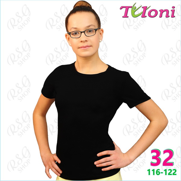 T-Shirt Tuloni FG-007 s. 32 (116-122) Black FG007C-B32