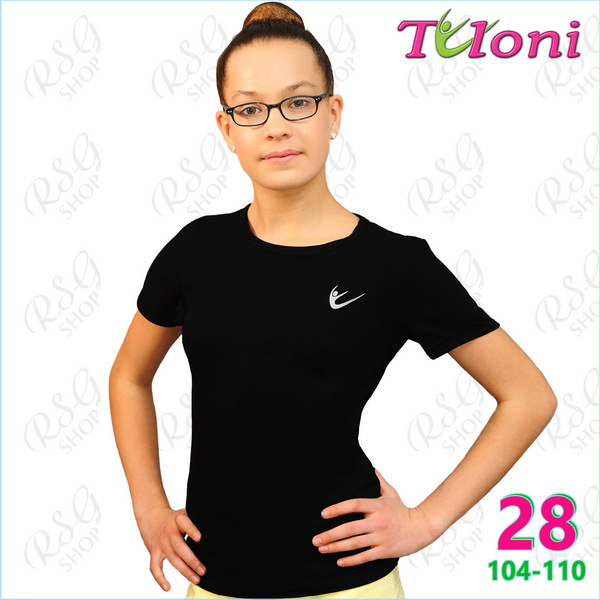 T-Shirt Tuloni FG-007 s. 28 (104-110) Black FG007LC-B28