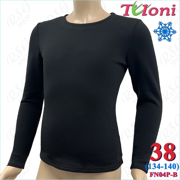 Long Sleeve Top Tuloni mod. FN-04 s. 38 (134-140) col. Black FN04P-B38