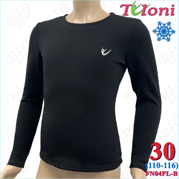 Long Sleeve Top Tuloni FN-04 Logo s. 30 (110-116) col. Black FN04PL-B30