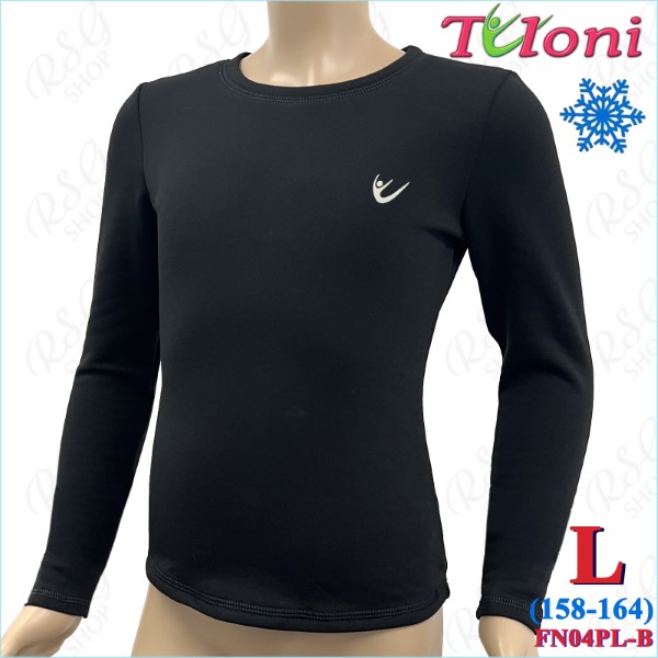 Футболка Tuloni FN-04 Logo s. L (158-164) col. Black FN04PL-BL