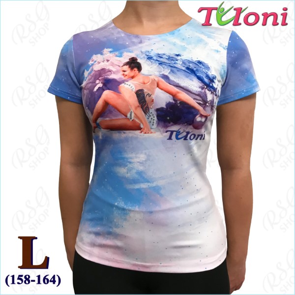 T-Shirt Tuloni mod. Nastya s. L (158-164) col. LDxSKBU Art. TSH06-LDL