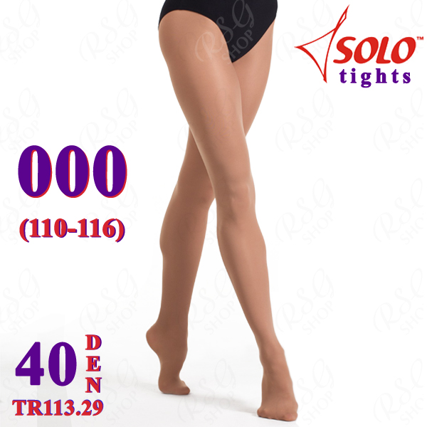 Ballettstrumpfhose Solo TR113 col.  Suntan 40 DEN 000 (110-116) TR113.29-000