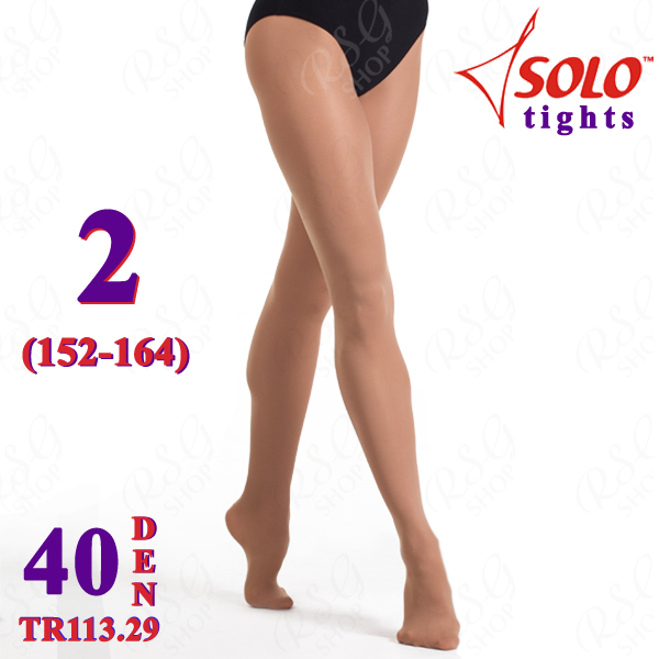 Ballet Tights Solo TR113 col.  Suntan 40 DEN 2 (152-164) TR113.29-2
