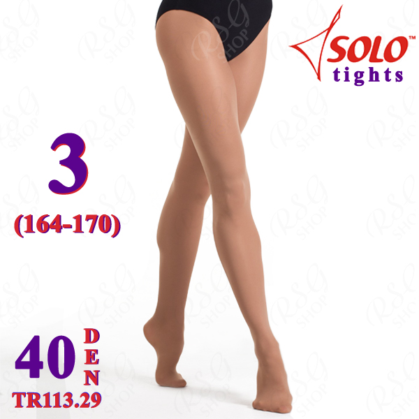 Ballet Tights Solo TTR113 col.  Suntan 40 DEN 3 (164-170) TR113.29-3