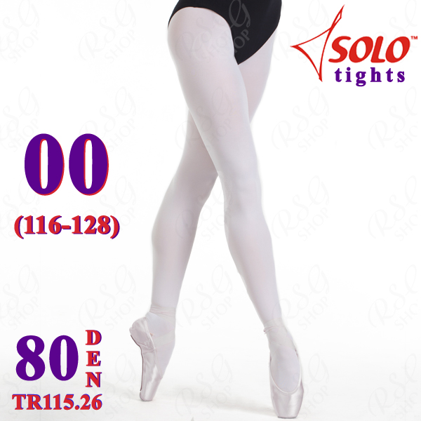Tights Solo TR115 col. White 80 DEN 00 (116-128) TR115.26-00