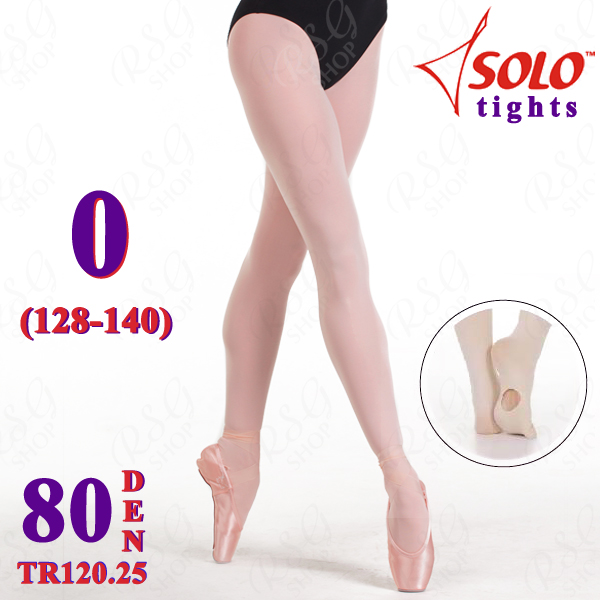 Ballet Tights Solo TR120 col. Pink 80 DEN 0 (128-140) TR120.25-0