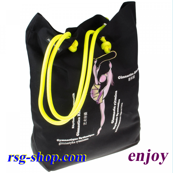 RG Sport bag Pastorelli mod. Enjoy col. Black-Yellow Art. 03875