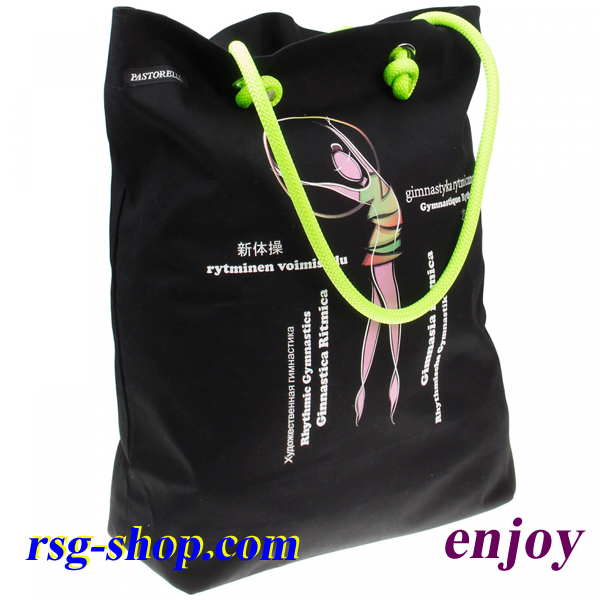RG Sport bag Pastorelli mod. Enjoy col. Black-Green Art. 03876