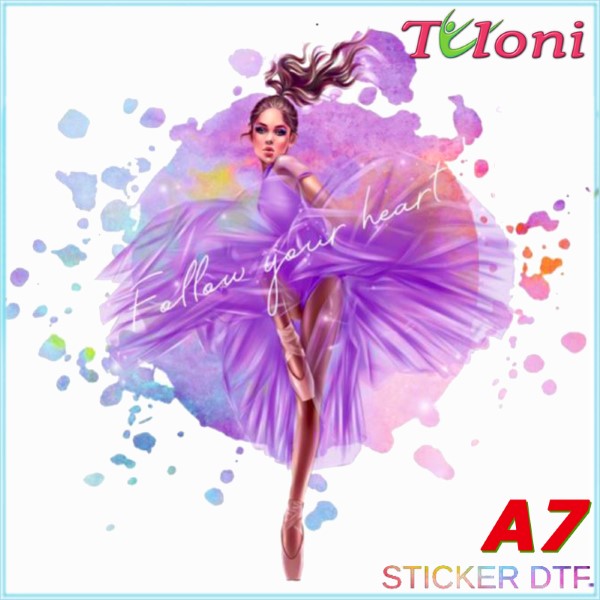 Iron-On Sticker Tuloni A7 motive BT-33 DTF Art. T100A7-33