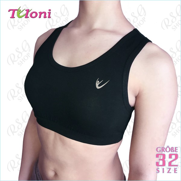 Tanktop Tuloni Bauchfrei TK-08L Gr. 32(116-122) Black TK08LC-B32