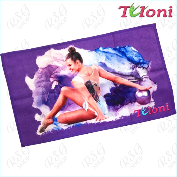 Hand towel Tuloni mod. Nastya col. Violet Art. MKR-TOW02-VI