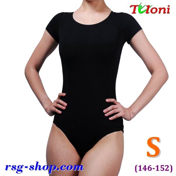 Short Sleeve Leotard BK-01 s. S (146-152) Black BK01C-BS