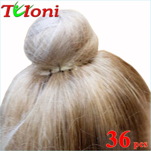 36 x Сетки-паутинки для волос Tuloni col. Blonde Art. T0978