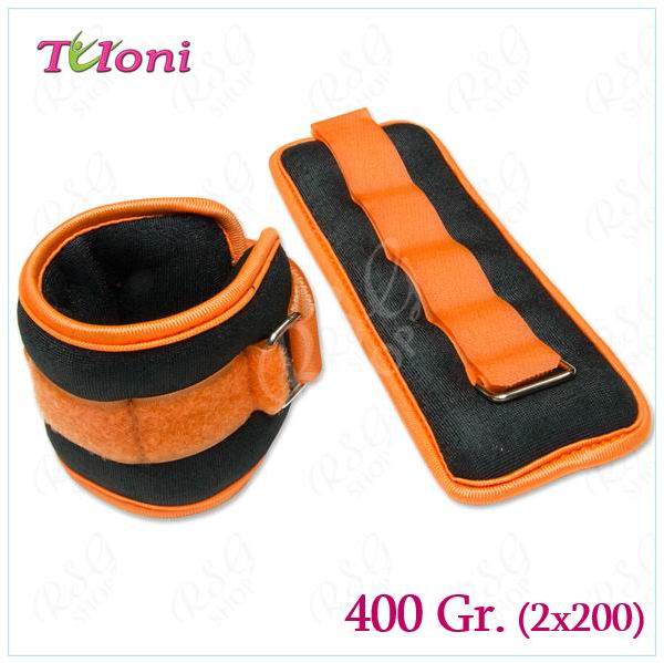 Ankle/wrist weights Tuloni pair 2 x 200 = 400 gr. T0132-400